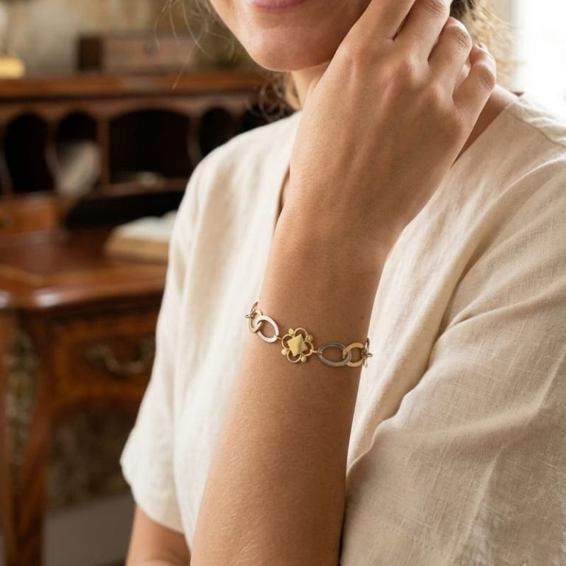 Fuerza & Elegancia Collection | 4 pulseras surtidas en acero inoxidable - Imagen 2