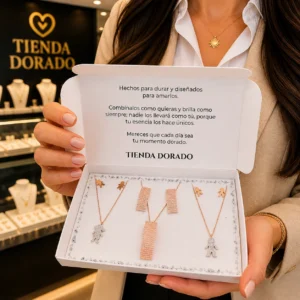 Set Amor Incondicional | 3 Juegos de collar con aretes en acero