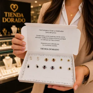 Set Místico & Salvaje | 6 Pares de aretes surtidos en covergold
