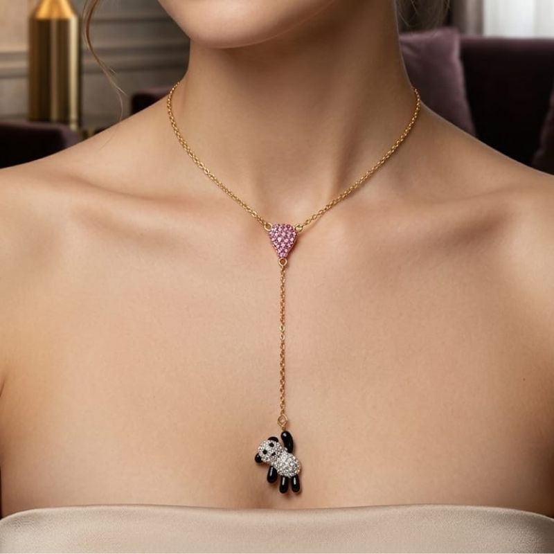 Fe & Encanto Collection | 3 Juegos collar con aretes en acero - Imagen 3
